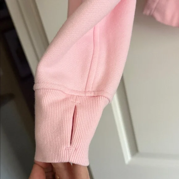 Lululemon Athletica Light Pink Half-Zip Hoodie - Picture 3 of 7
